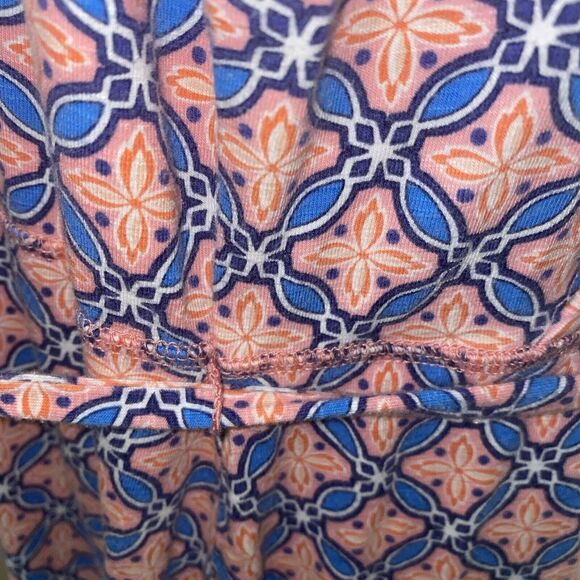 T by Talbots Pink BlueDress Soft Cotton Stretch Women's XL - Picture 5 of 8